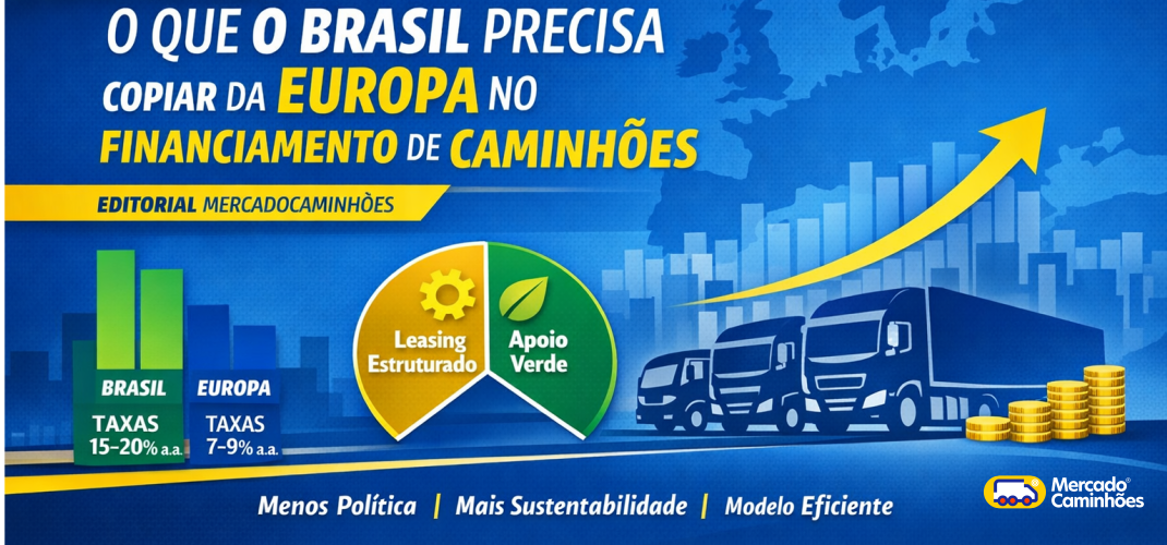 O Que o Brasil Precisa Aprender com a Europa no Financiamento de Caminhões