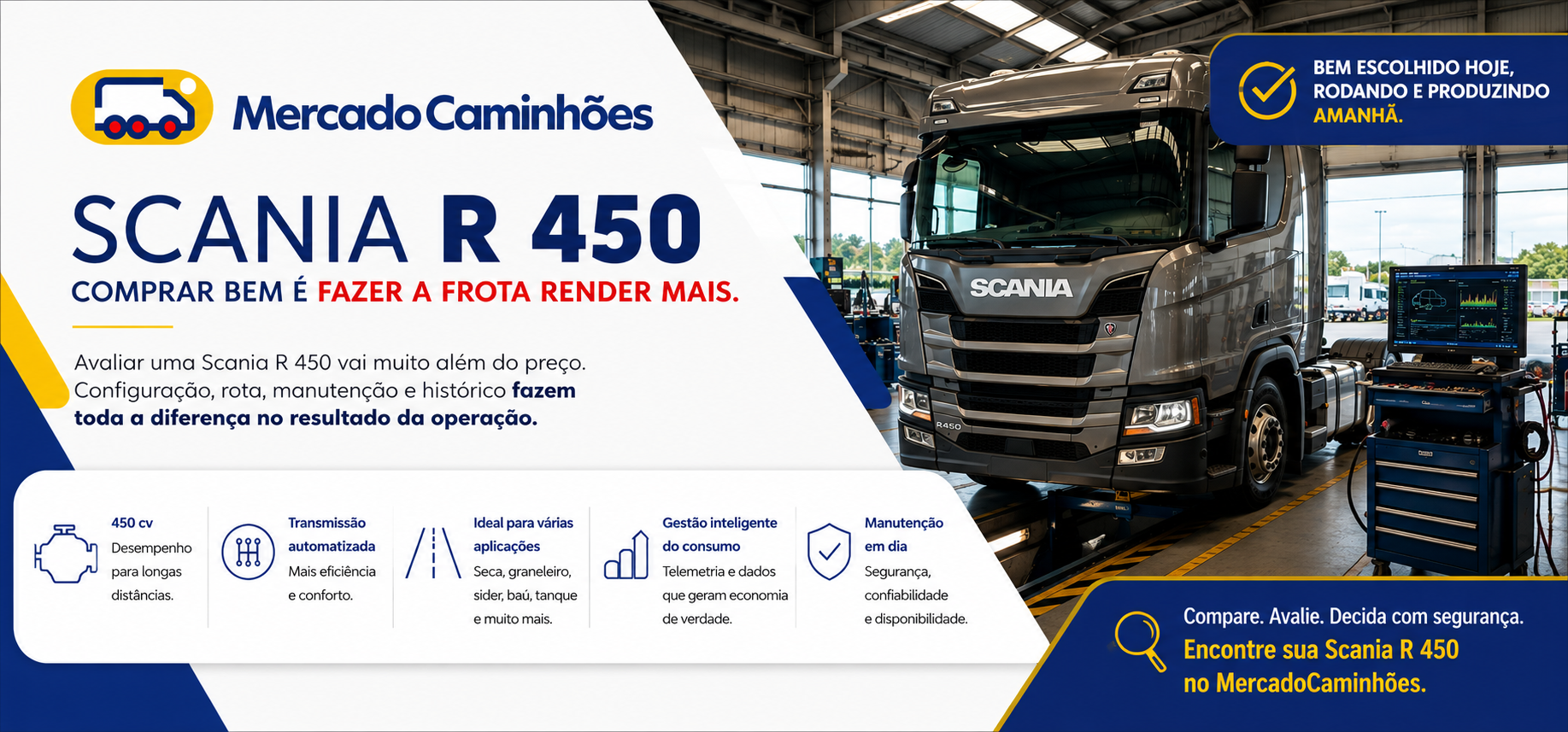 Scania R 450 vale a pena para sua operação?