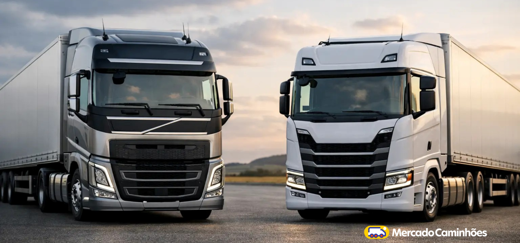 Volvo FH ou Scania: qual faz mais sentido?