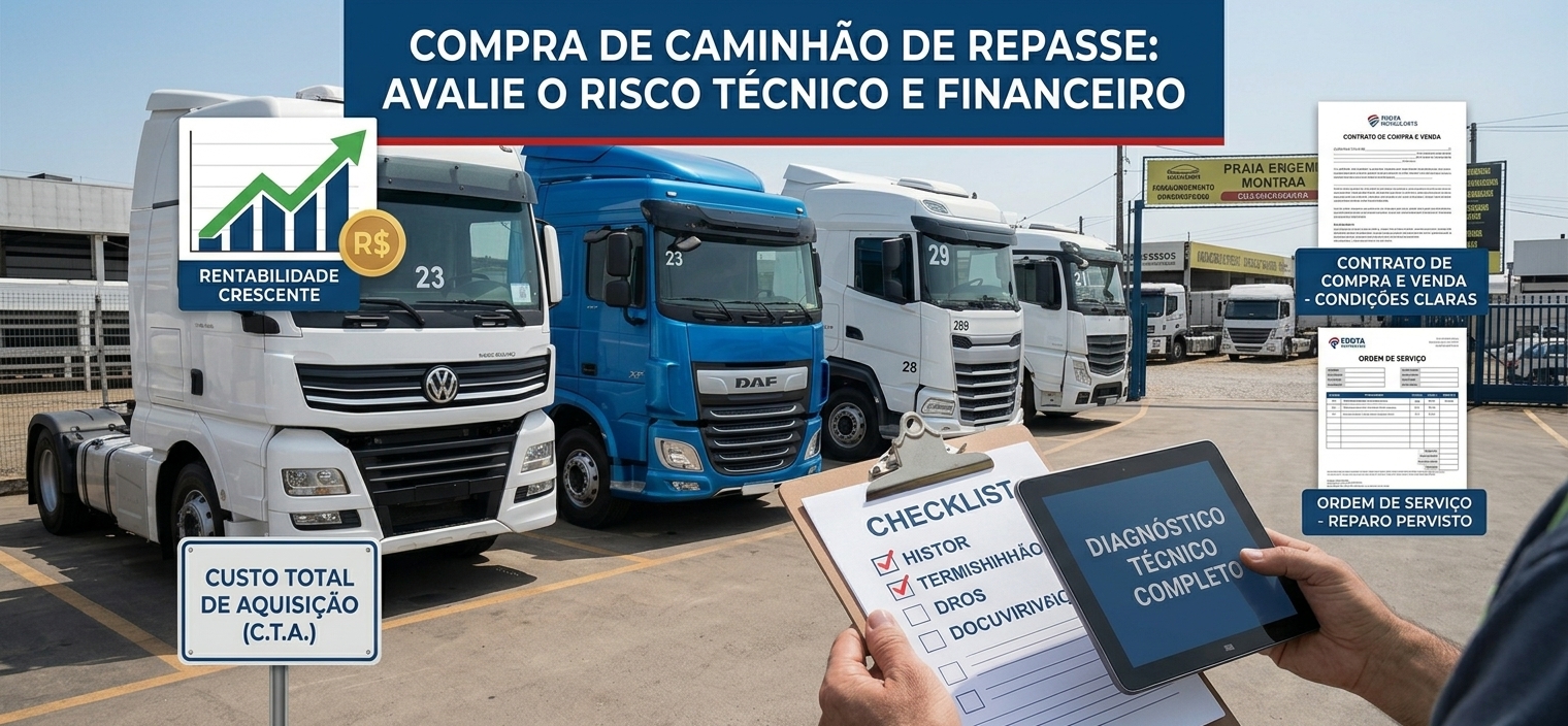 Vale comprar caminhão de repasse? Veja antes