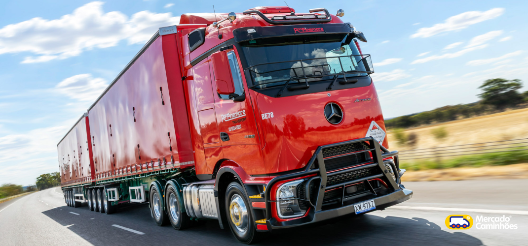 Mercedes-Benz Actros ProCabin desembarca na Austrália: Eficiência e Design Futurista