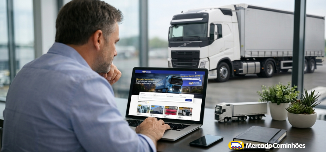 Comprar caminhão pela internet vale a pena?